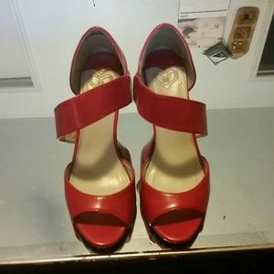 Red high heels